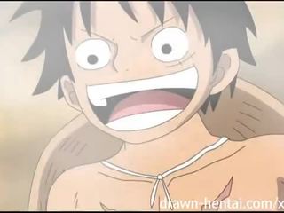 Uno pezzo hentai - luffy heats su nami