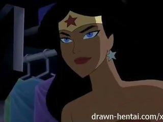 Justice league hentai - two chicks for batman kontol