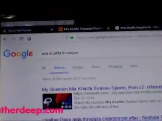 Mia khalifa challenged na učit se throatpie od vřes